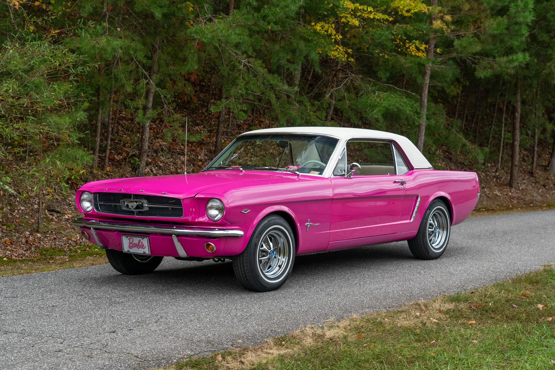 1965 Ford Mustang Barbie Pink